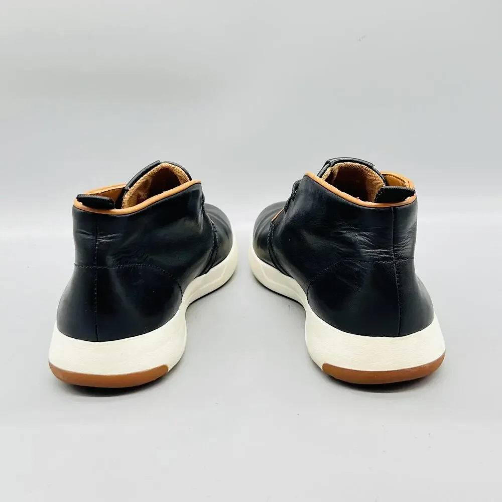 Cole Haan Boots Men 9 Black Leather Grand OS Chukka Casual Sneaker Shoes Comfort